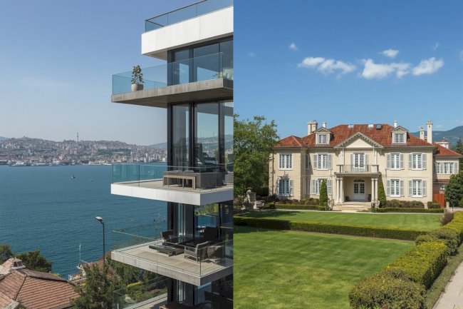 Eine Residenz mit Bosporusblick in Istanbul oder ein luxuriöses Farmhouse in Thrakien?